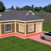 1 bedroom house plan