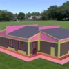 Simple 3 bedroom house plan 2