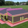 Simple 3 bedroom house plan 2