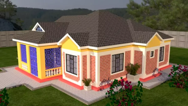 3 bedroom house plan 1