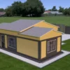 Simple 2 bedroom house plan