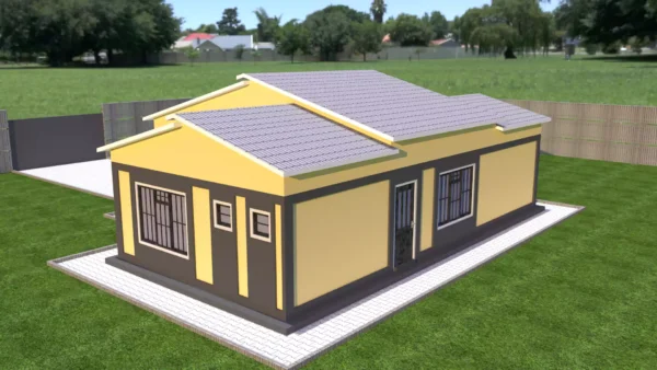 Simple 2 bedroom house plan