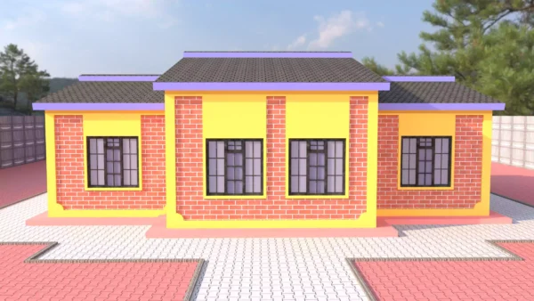 simple 4 bedroom house plan