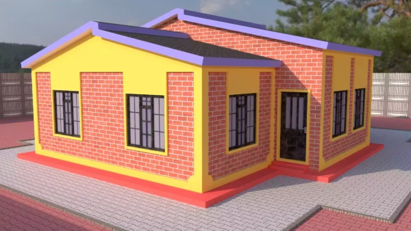 simple 4 bedroom house plan