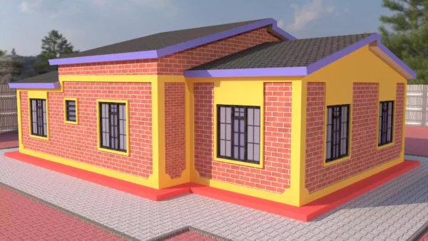 simple 4 bedroom house plan