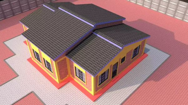 simple 4 bedroom house plan