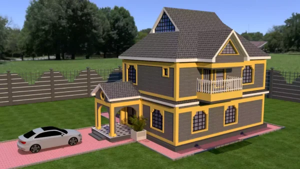 4 bedroom storey house plan