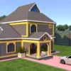 4 bedroom storey house plan