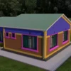 Simple 2 bedroom house plan